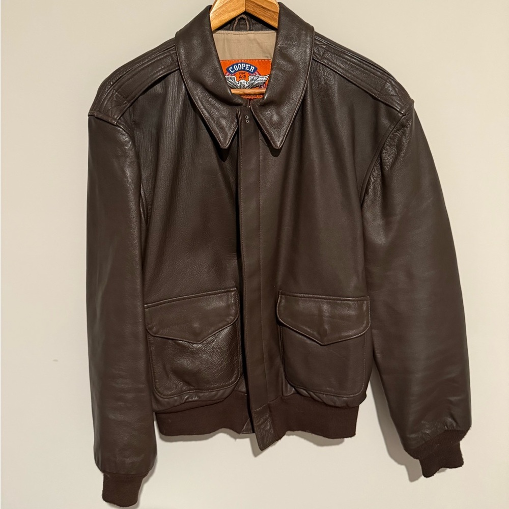 Cooper A2 Commemorative Flight Jacket Vintage